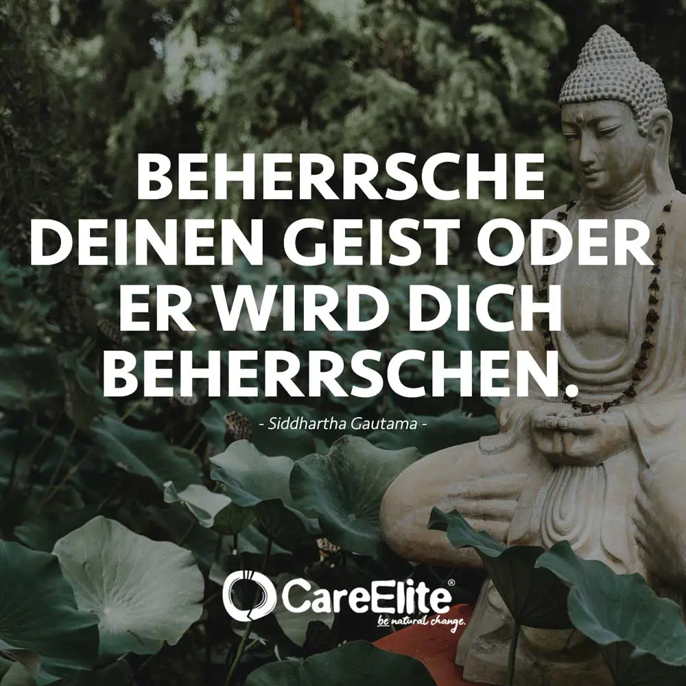 Beherrsche deinen Geist Zitat Buddha