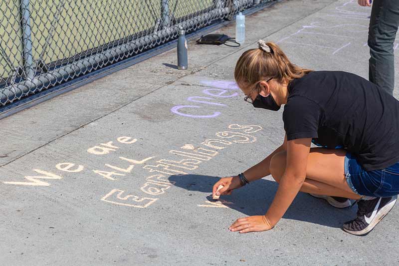 Vegan activism on the street