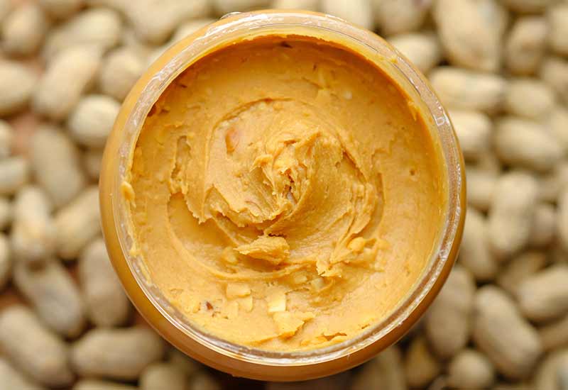 Choline is contained in peanut butter, for example