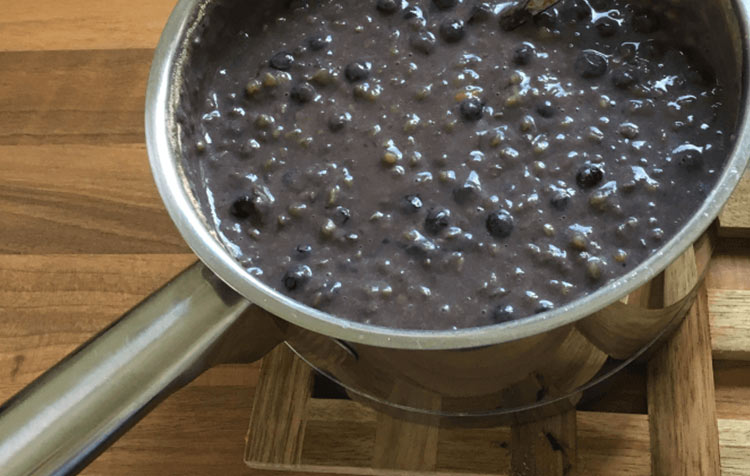 Make buckwheat porridge - A vegan recipe