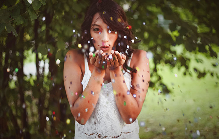 Make sustainable confetti without plastic