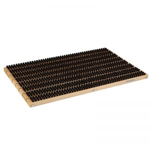 Sustainable doormat made of wood