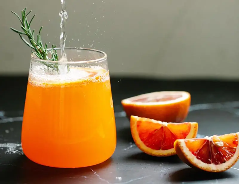 Blood orange juice