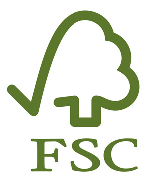 FSC seal for sustainable paper products