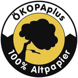 ÖkopaPlus seal for environmentally friendly paper