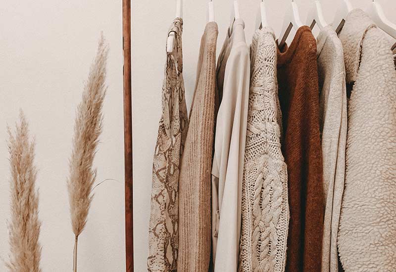 Sustainable closet according to the principle of Capsule Wardrobe