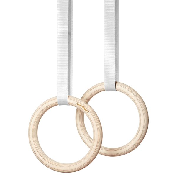 Sustainable gymnastic rings made of wood