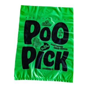 Plastic free dog waste bag from PooPick