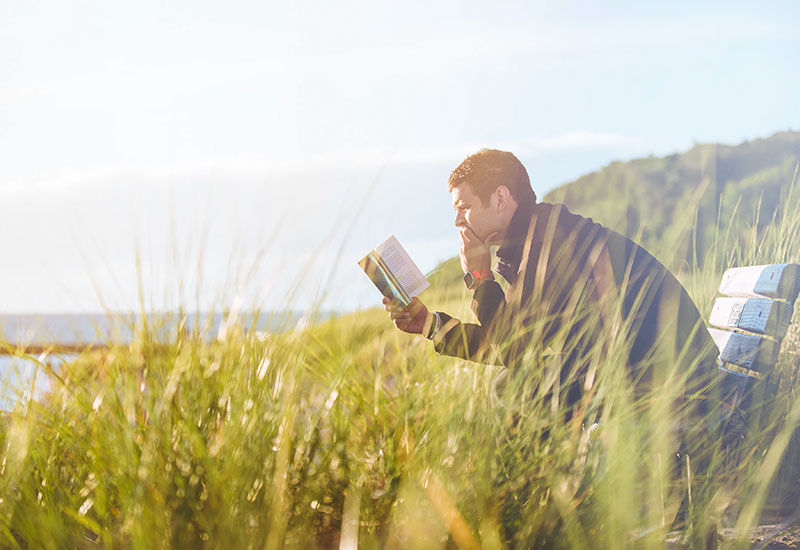 Buch lesen und konzentrierter werden