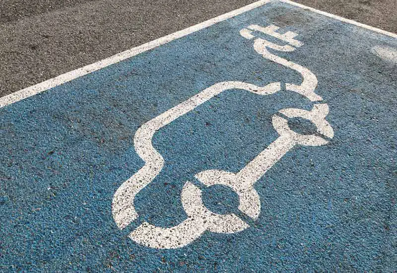 Use parking lot for electric cars