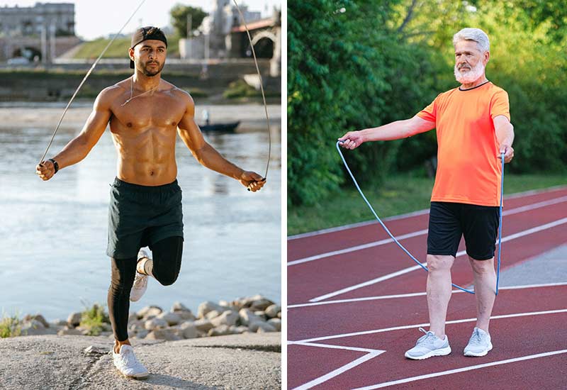 Rope skipping offers benefits at any age