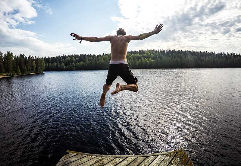 Dangers at bathing lakes - Not informed about lake