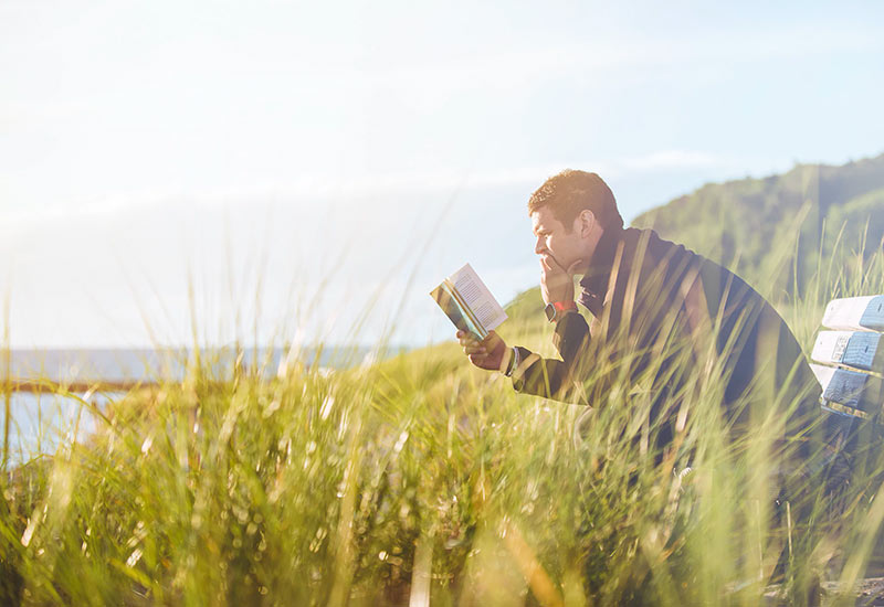 Bücher lesen um Gedankenkarussell zu stoppen