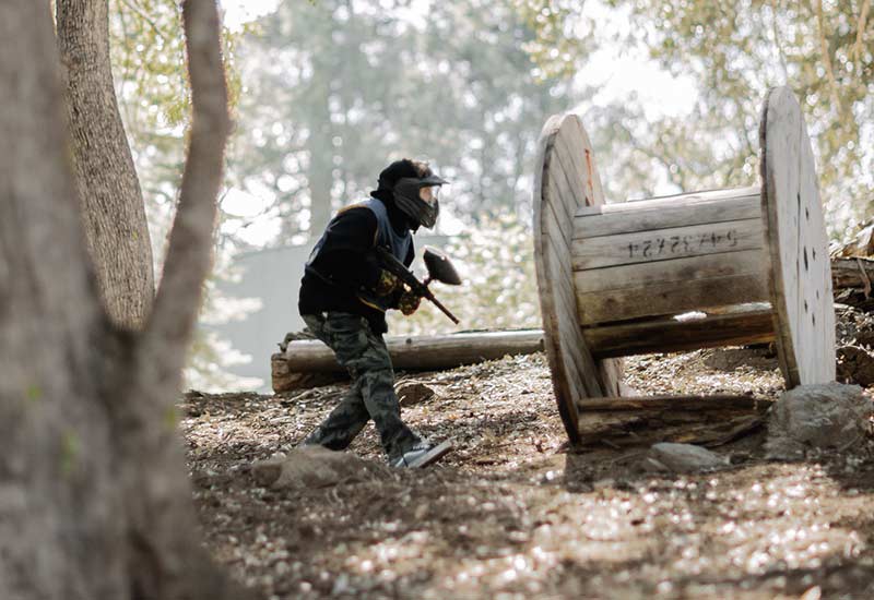 Kugeln beim Paintball sind nicht vegane Dinge