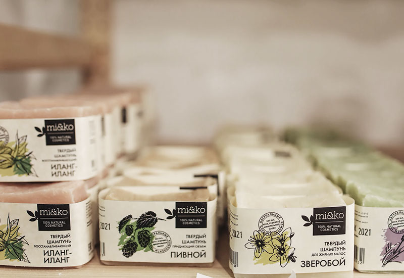 Sustainable hair soaps for the hair salon