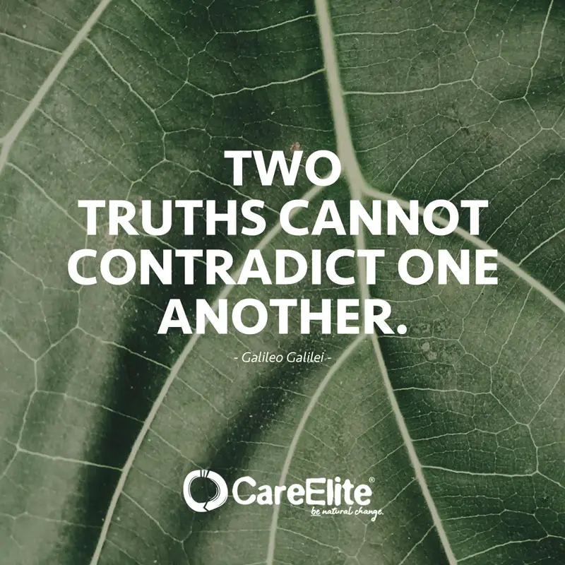"Two truths cannot contradict one another." (Quote from Galileo Galilei)