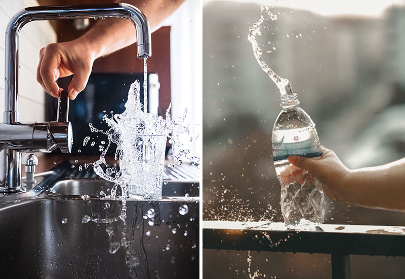 Which is healthier, tap water or mineral water?