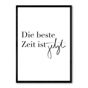 Poster "Die beste Zeit ist jetzt"