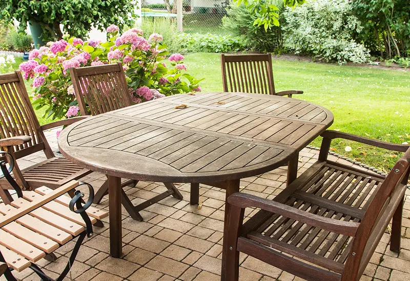 Choose sustainable patio furniture
