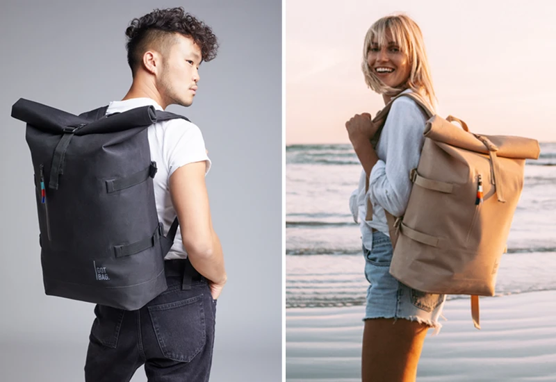 Backpack from marine waste as a sustainable Valentine's gift