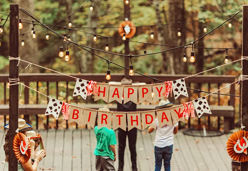 Feier deinen Geburtstag nachhaltig