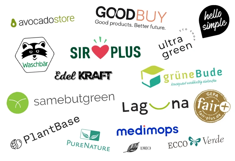 Environmentally friendly and sustainable online stores on the Internet