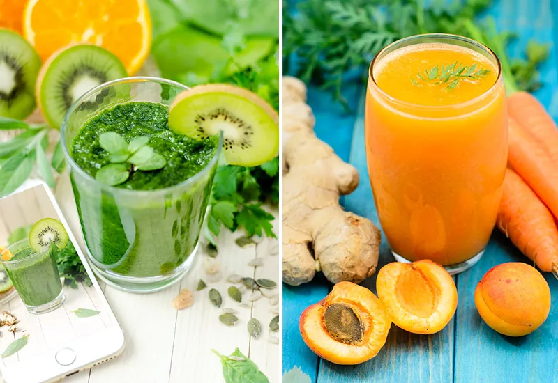 Recipes for a natural juice cure to follow