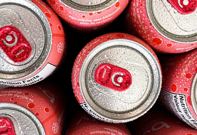 The environmental balance of aluminum cans is poor