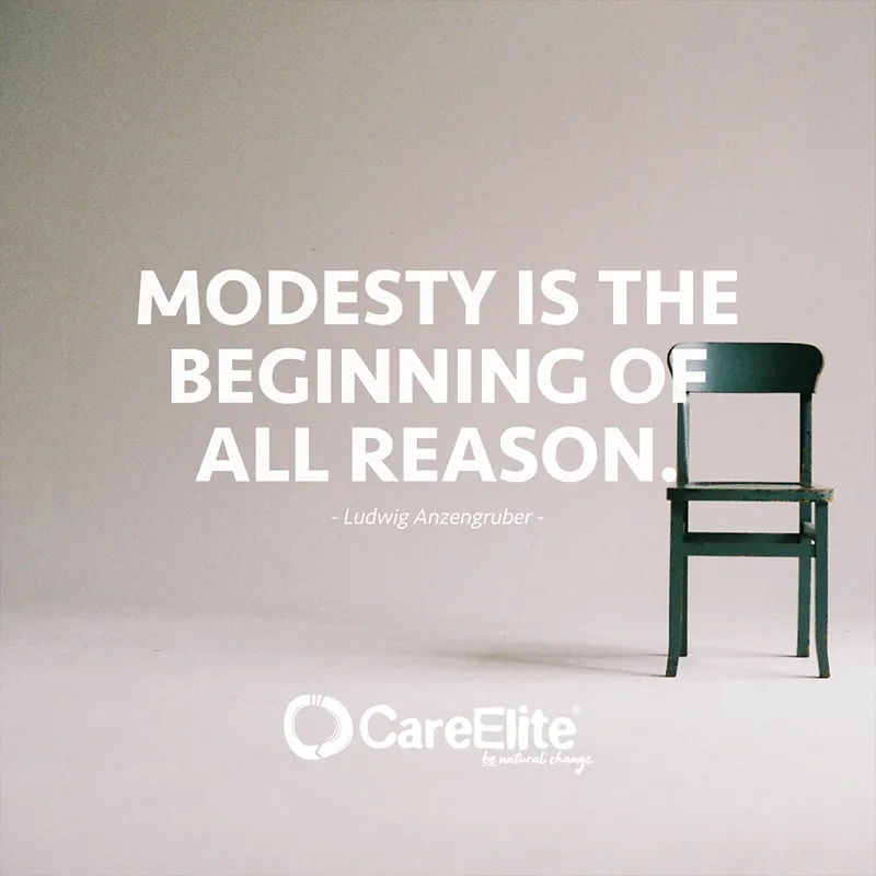 Modesty Quote Beginning Reason
