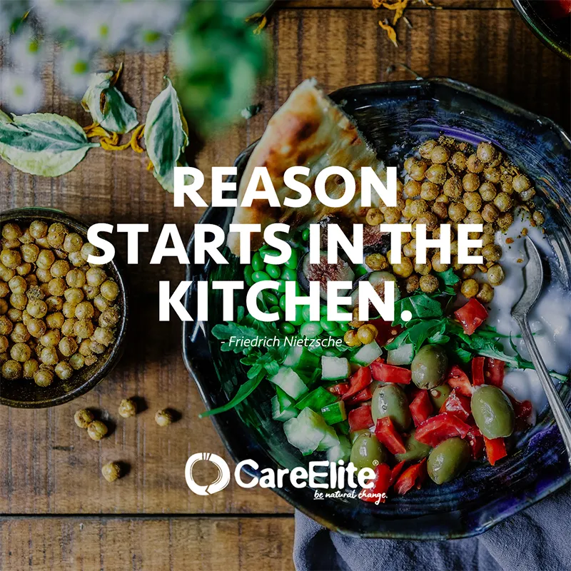 "Reason starts in the kitchen." (Quote from Friedrich Nietzsche)