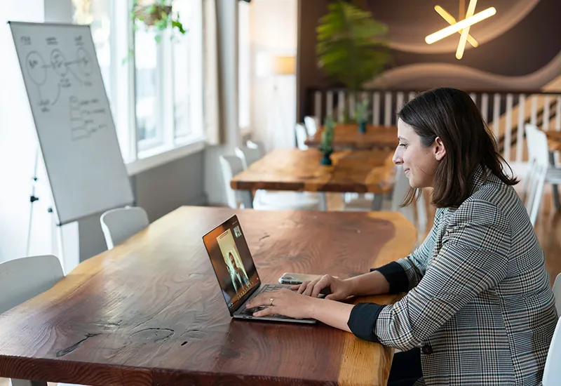 Business Meetings die digital stattfinden, sind am nachhaltigsten