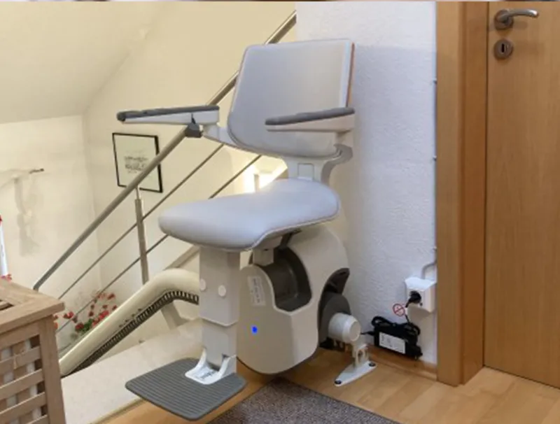 Built-in stair lift for barrier-free living