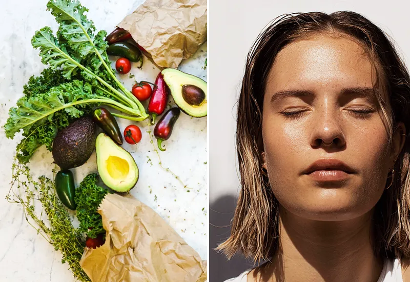 Mit der richtigen Ernährung zu einem gesunden Hautbild beitragen