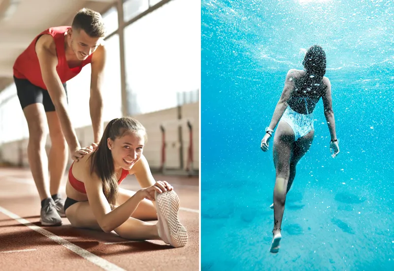 Sport und Bewegung für eine gesunde Haut