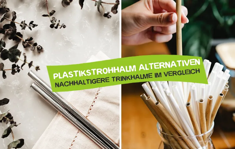 Plastikstrohhalm Alternativen – Die besten nachhaltige Trinkhalme als umweltfreundlicher Ersatz im Vergleich