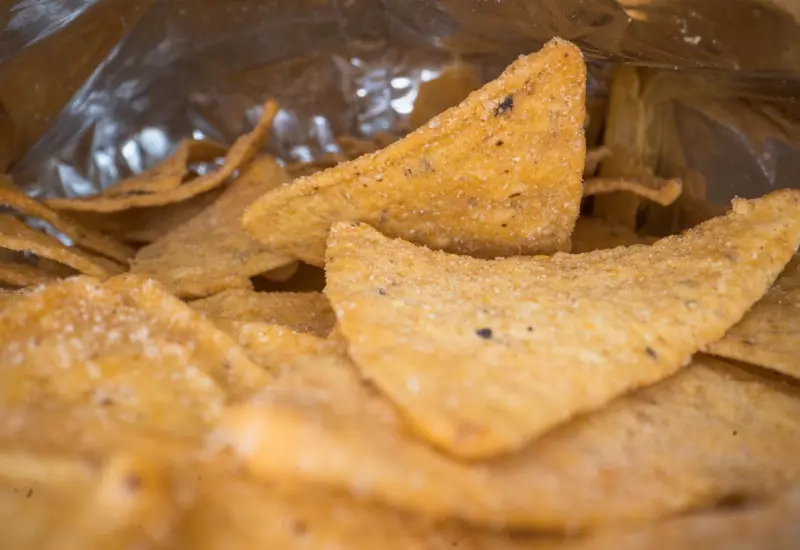 Chips und ungesunde Verhaltensweise durch chronischen Stress