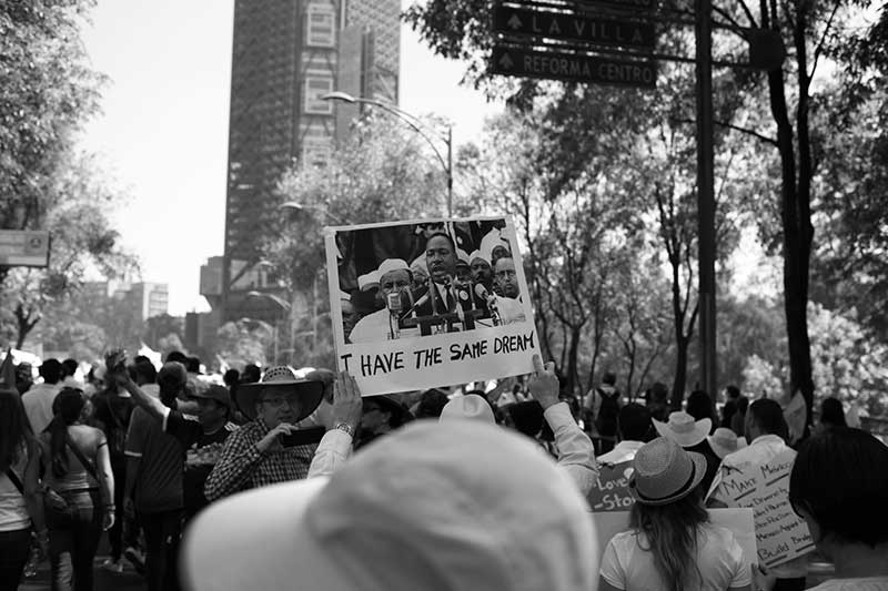 Martin Luther King - Menschenrechte Demonstration