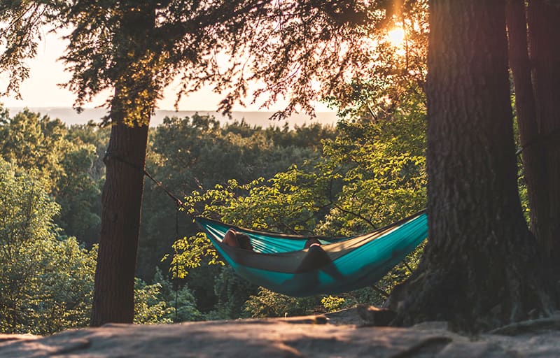 Living minimalist in the hammock