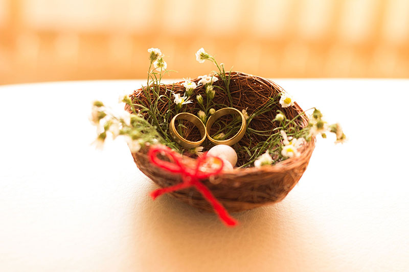 Jewelry & ring bowl - wedding without garbage