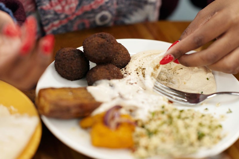 Hummus und Falafel als schnelle Rezeptideen