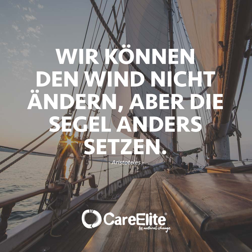 Wind nicht ändern - Nachhaltigkeit Zitat